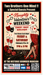 Valentine’s Weekend Adult Comedy, Magic & Burlesque Show