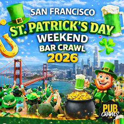 San Francisco St. Patrick's Day Weekend Bar Crawl 2026
