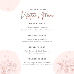 Valentine's Day Tasting Menu