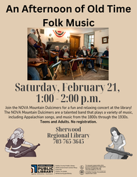 An Afternoon of Old Time Folk Music