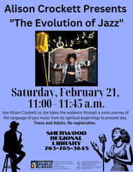 Alison Crockett Presents "The Evolution of Jazz"