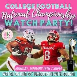 2026 College Football National Championship Watch Party @ THRōW Social!