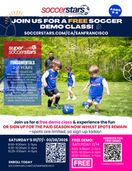 FREE Soccer Class for Kids (Ages 2–5) – South San Francisco