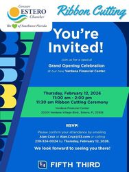 Ribbon Cutting for Fifth Third Bank in Verdana