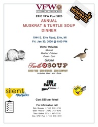 Erie VFW Muskrat Dinner