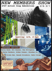 The 2727 Artist Co-op Debuts "New Members Show" Featuring Diverse Artistic Perspectives