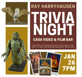 Harryhausen Trivia Night at Casa Video & Film Bar