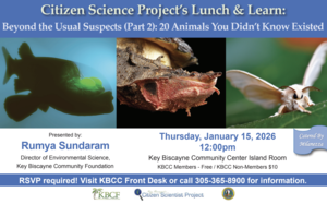 Citizen Science Project Lunch & Learn: Beyond the Usual Suspects (Part 2