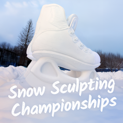 Snow Sculpting Championships at Heartwood Preserve