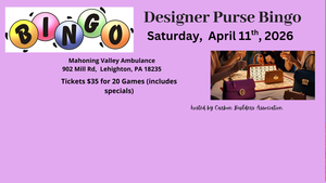 Spring Designer Purse Bingo