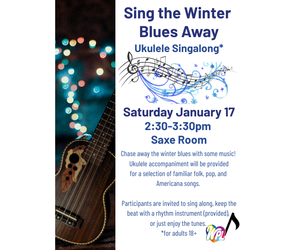 Sing the Winter Blues Away Ukulele Singalong for Adults