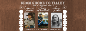 From Shore to Valley: An Evening with Rebecca Porter, Emily Woodhull, and Annie Stokes @ Jammin Java