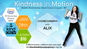 Kindness in Motion – Choreography with Alix (18+)