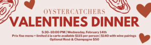 Oystercatchers Valentine's Dinner