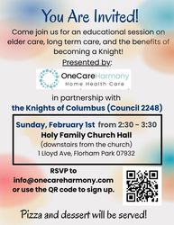 Planning Ahead: A Community Education Session on Understanding Home Care and Long-Term Care