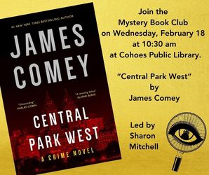Cohoes Public Library Mystery Book Club meeting