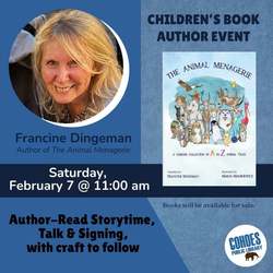 Children's Book Author Talk-Storytime: Francine Dingeman