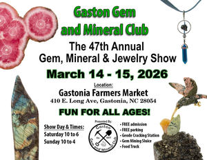 Gaston Gem, Mineral and Jewelry Show