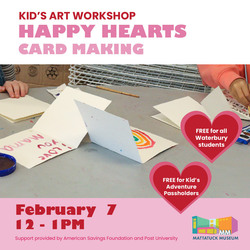 Kids Art Workshop: Happy Hearts: Card Making