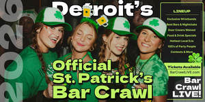 2026 Official Detroit St Patricks Day Bar Crawl By Bar Crawl LIVE