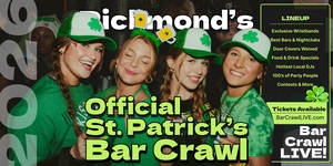 2026 Official Richmond St Patricks Day Bar Crawl By Bar Crawl LIVE