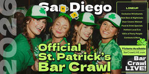2026 Official San Diego St Patricks Day Bar Crawl By Bar Crawl LIVE