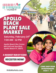 Kids Market at the Apollo Beach Garden Club Plant Sale