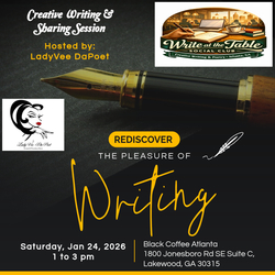 Write at the Table Social Club at Black Coffee Atlanta