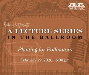 A Lecture Series In the Ballroom: Planting for Pollinators | February 19th