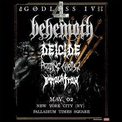 Behemoth: The Godless IV Tour 2026 in NYC at Palladium Times Square