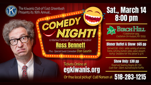 East Greenbush Kiwanis Comedy Night Fundraiser!