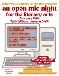 Open Mic for the Literary Arts