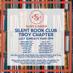 Silent Book Club Monthly Reading Meetup at Bard & Baker