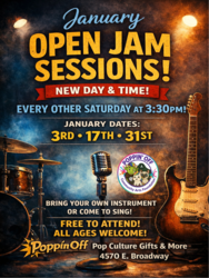 Open Jam Session @ Poppin' Off