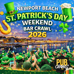 Newport Beach St. Patrick’s Day Weekend Bar Crawl 2026