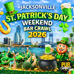 Jacksonville St. Patrick’s Day Weekend Bar Crawl 2026