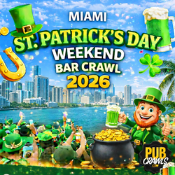 Miami St. Patrick’s Day Weekend Bar Crawl 2026