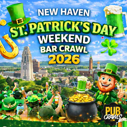 New Haven St. Patrick’s Day Weekend Bar Crawl 2026
