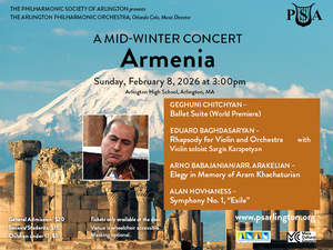 Arlington Philharmonic Orchestra Concert: "Armenia"