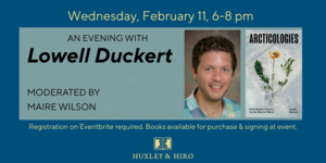 An Evening with Dr. Lowell Duckert