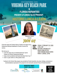 HVKBP & Florida Humanities Historic Lunch & Learn