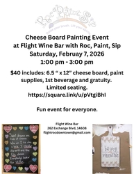 Valentine’s Cheese Board Painting Class