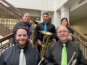 Bailey Street Brass plays Brockton Public Library