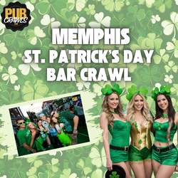 Memphis St. Patrick’s Day Weekend Bar Crawl 2026