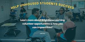 Brightlane Learning's Virtual Volunteer Info Session