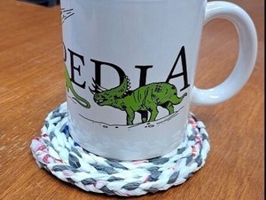 Create Coasters with Plastic Bags