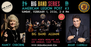 Big Band Alumni Big Band Series Dance at the American Legion Post 43, Sunday, February 1, 2026