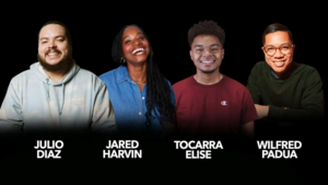 Tocarra Elise, Jared Harvin, Julio Diaz, Wilfred Padua