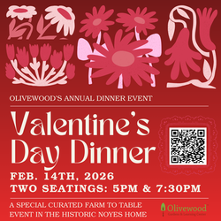 Valentine's Day Dinner at Olivewood Gardens!