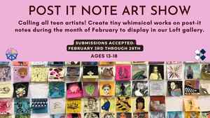 Post It Note Art Show: Call For Entries